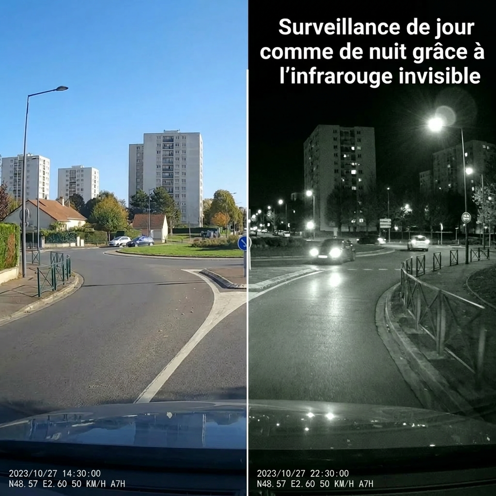 Dashcam Rétroviseur Wifi 4K - 2 caméras : Avant et Arrière