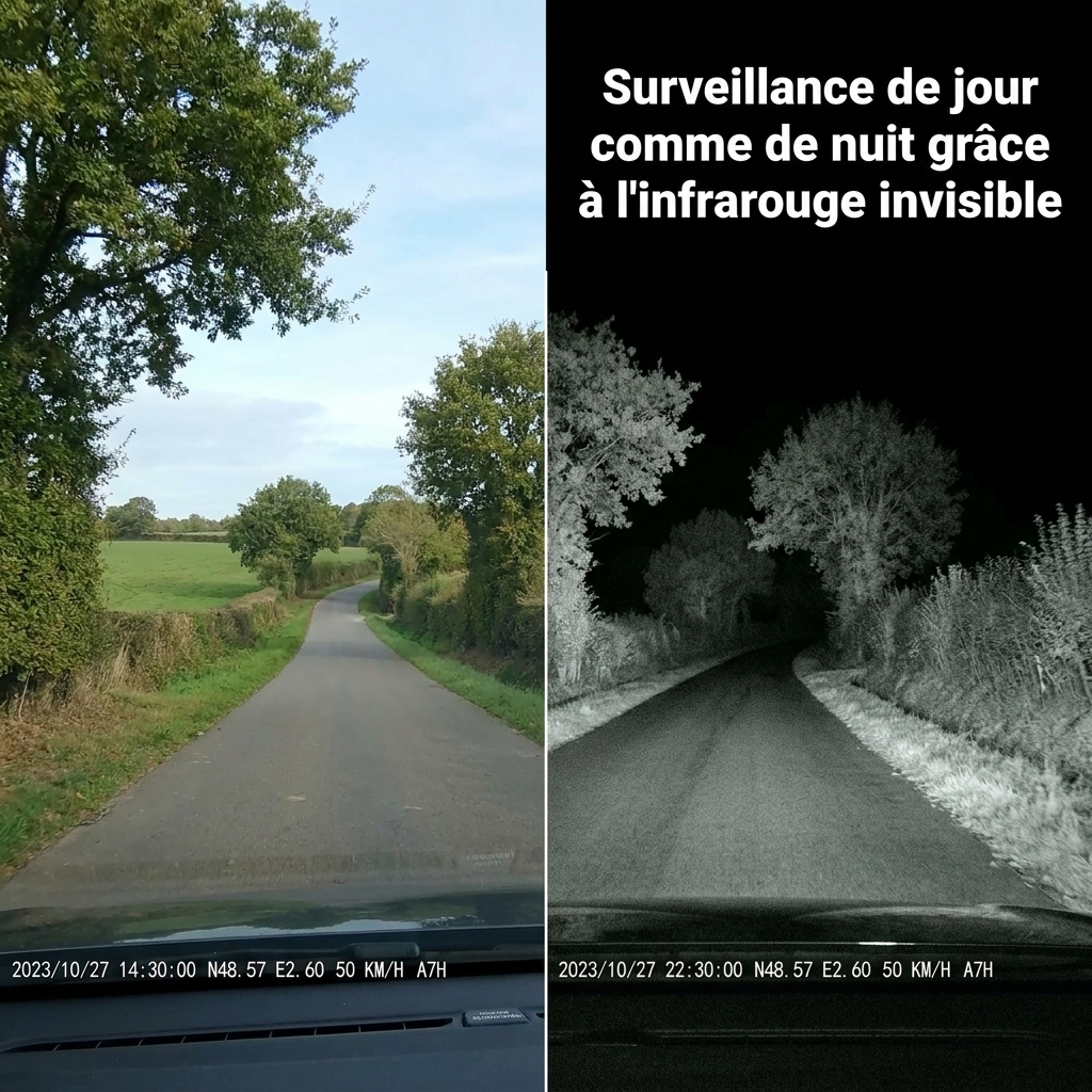 Dashcam Wifi 4K – 3 caméras : Avant, Arrière et Habitacle